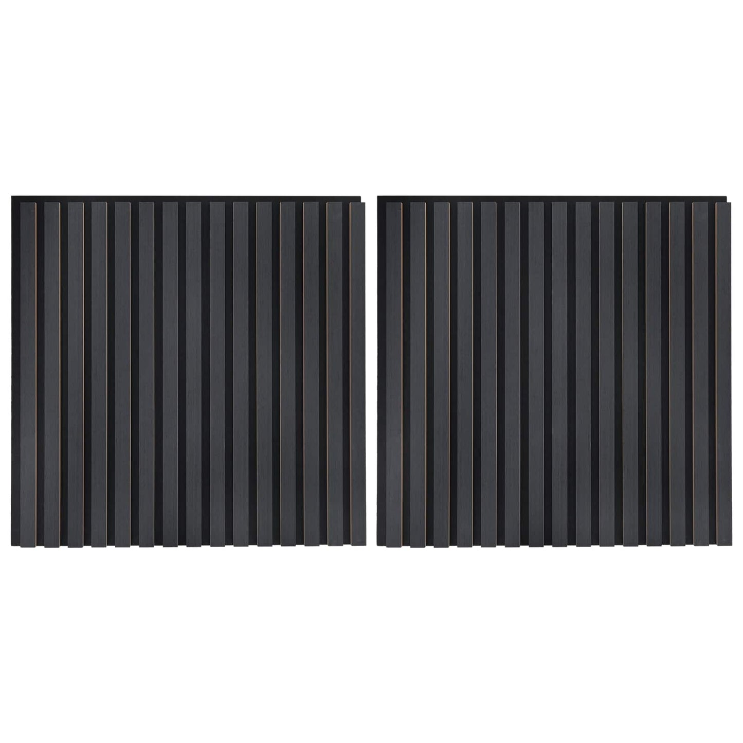 Vægpaneler 2 pcs Antracit 60,5 x 60 cm