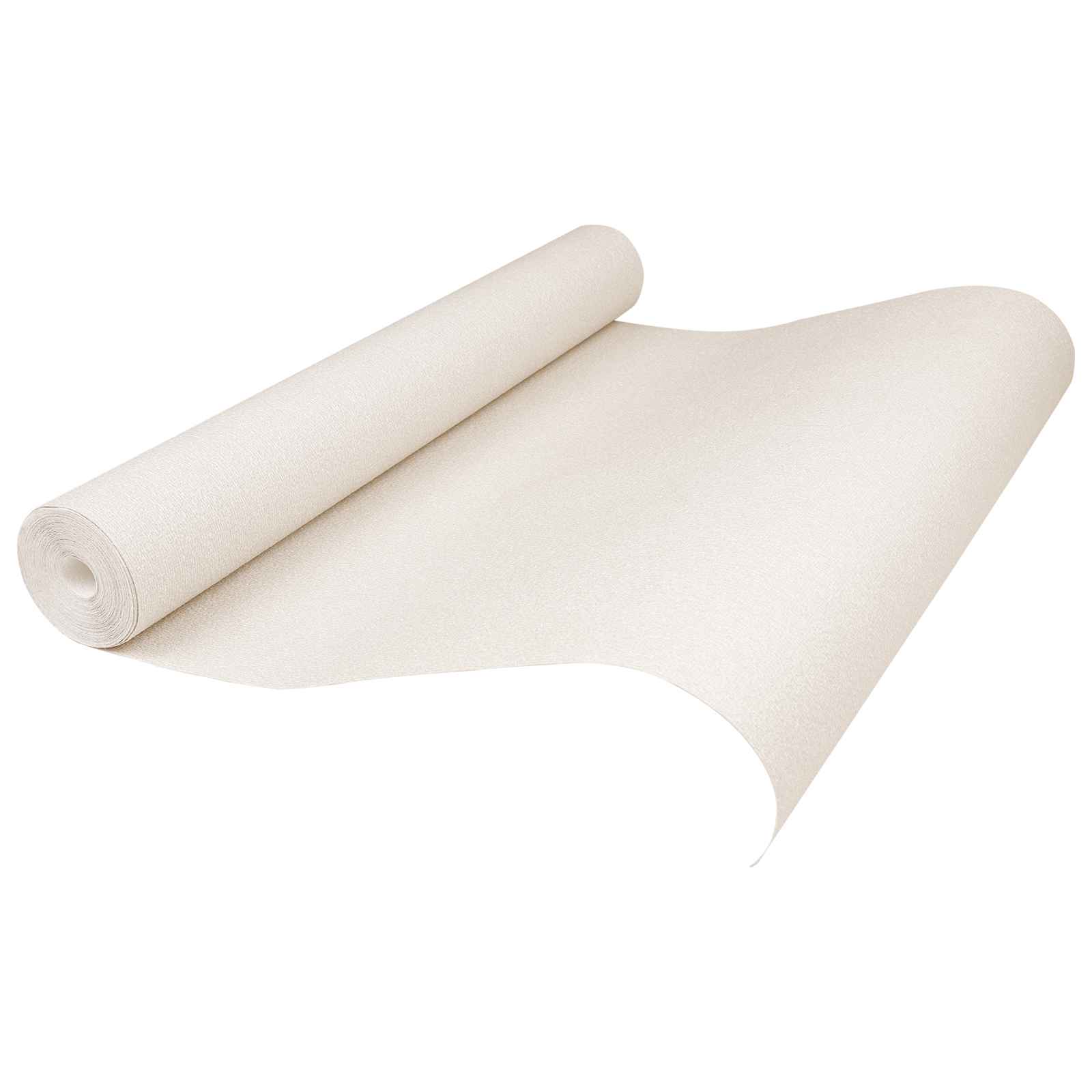 3D solid tapet Stribet Cremefarvet 10 x 0,53 m Ikke-vævet stof billede