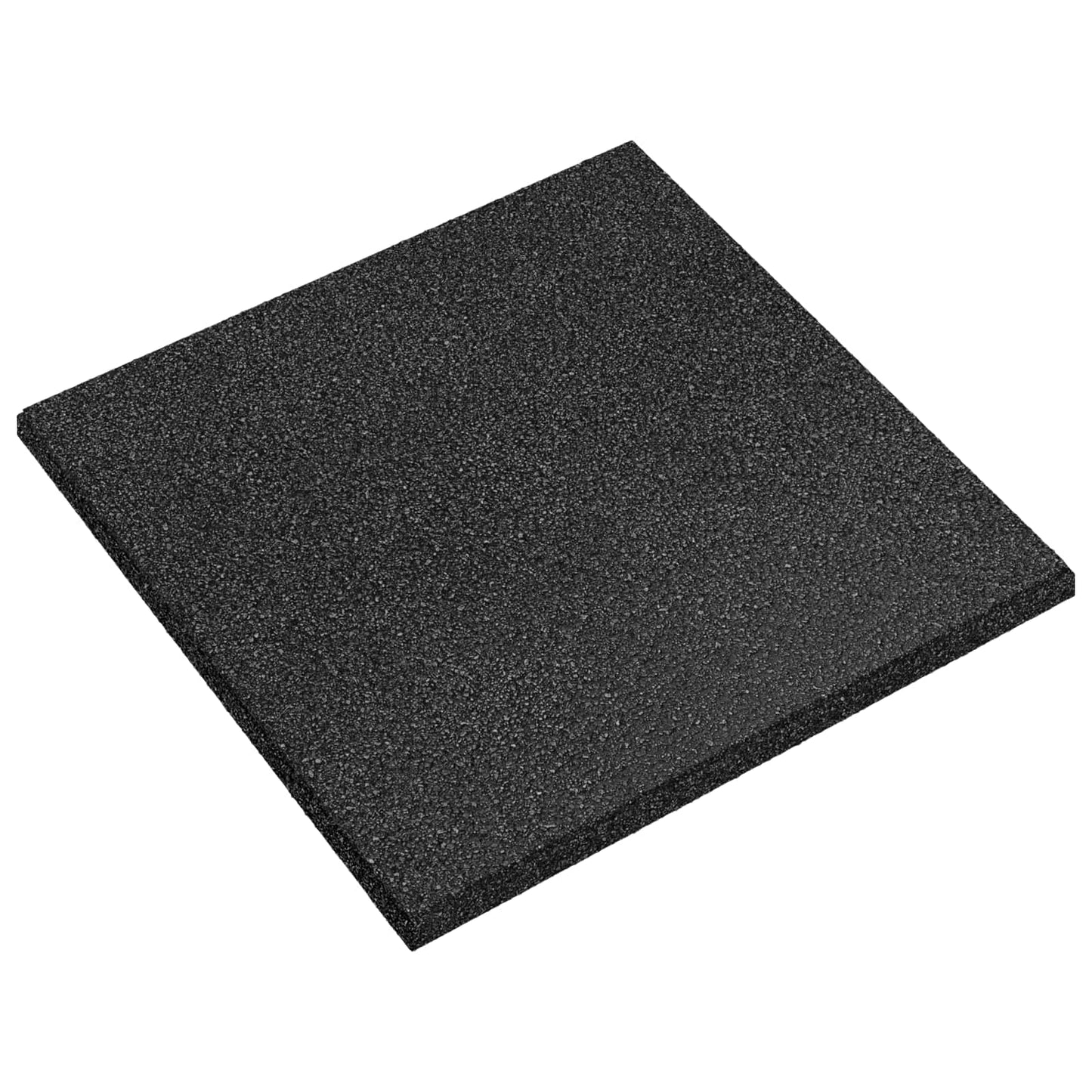Faldbeskyttelsesfliser 6 pcs Sort 50 x 50 cm Gummi