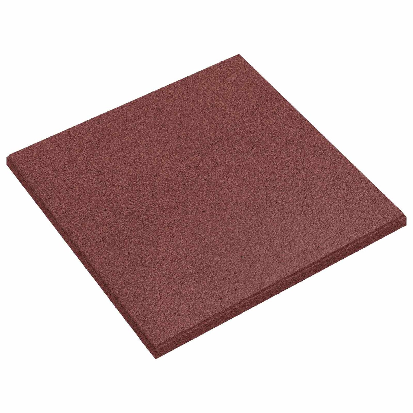 Faldbeskyttelsesfliser 6 pcs Rød 50 x 50 cm Gummi
