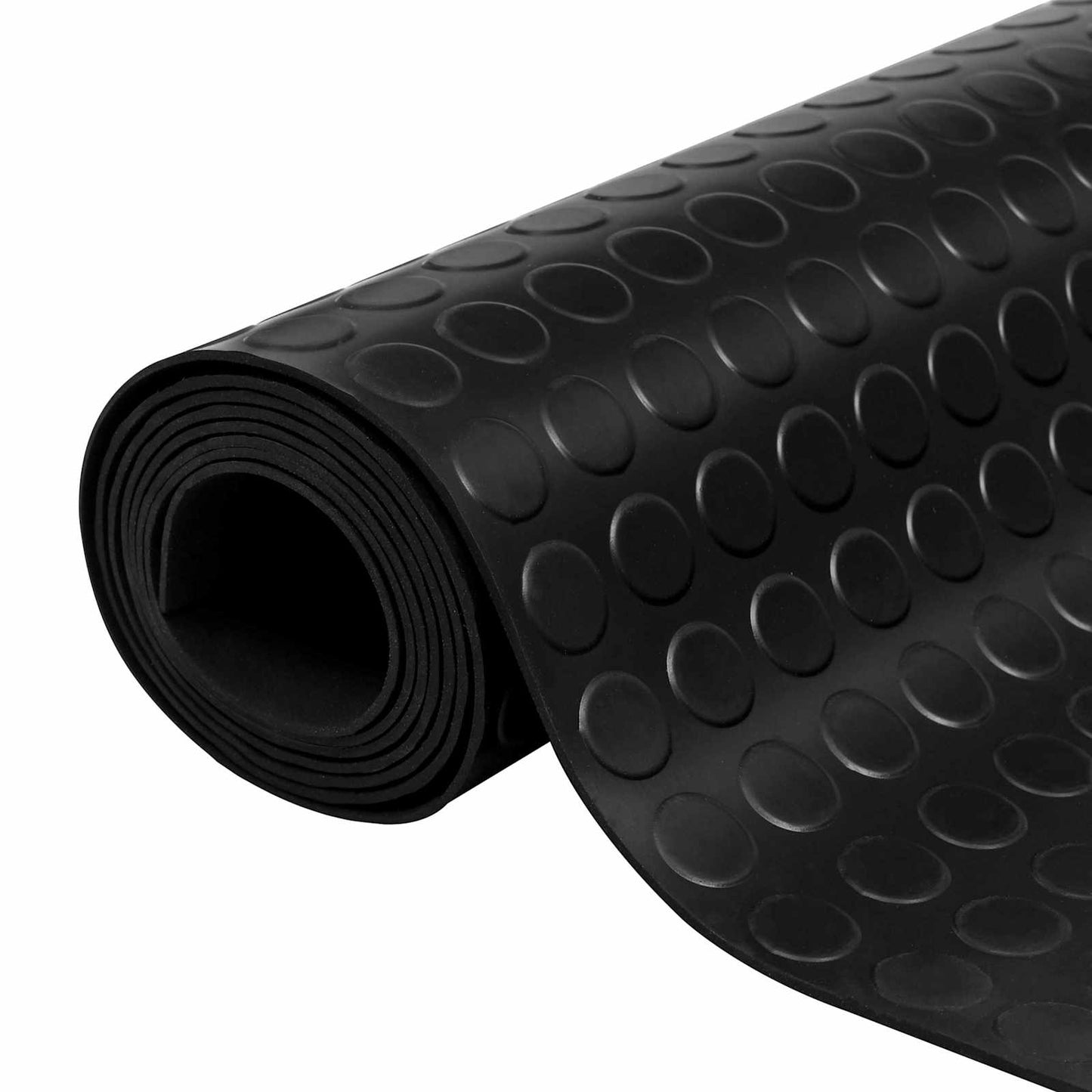 Gulvmåtte Sort 1 x 5 m Gummi