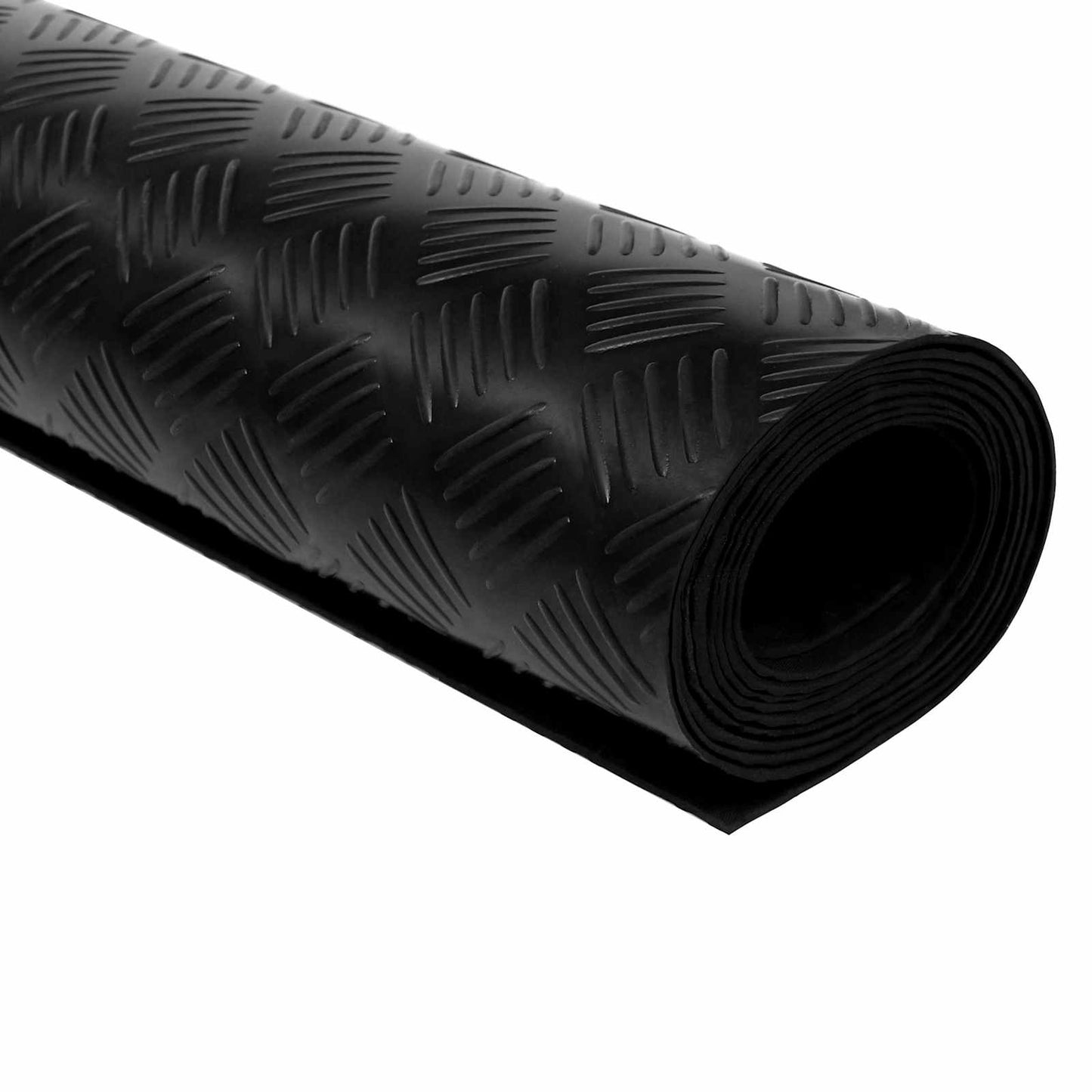 Gulvmåtte Sort 1,5 x 4 m Gummi