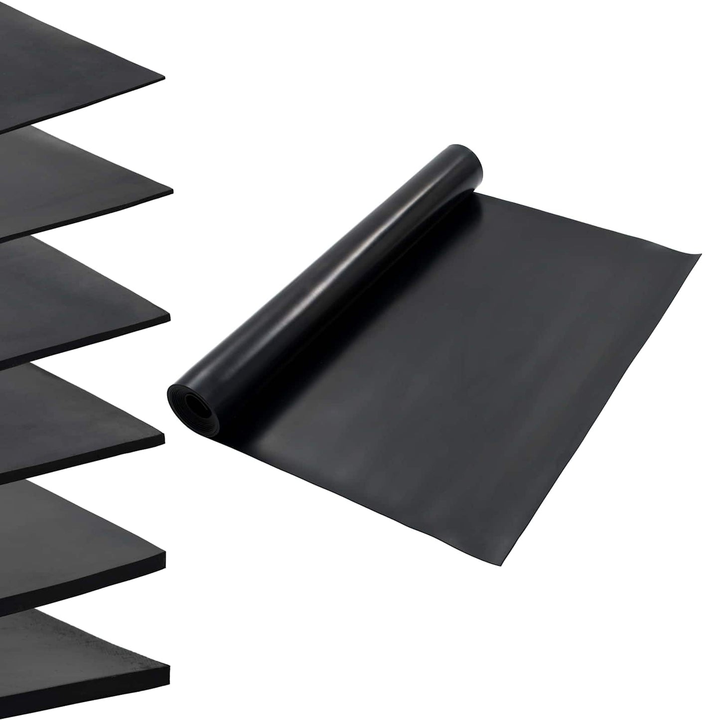 Gulvmåtte Sort 1,2 x 5 m Gummi
