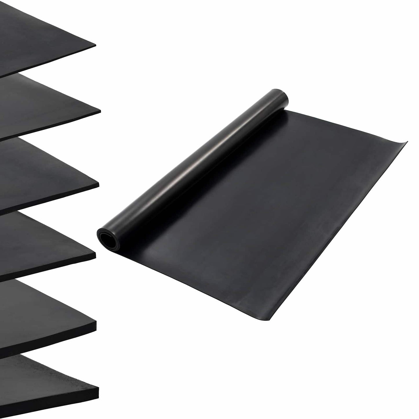 Gulvmåtte Sort 1,2 x 2 m Gummi