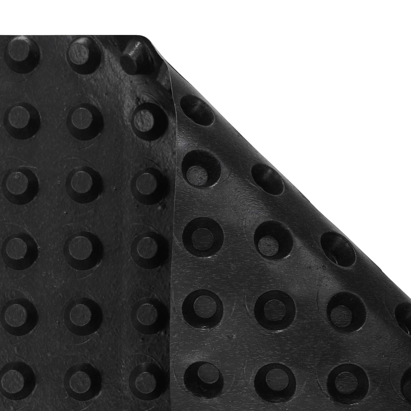 Dimpled Drænplade Sort 1 x 10 m HDPE