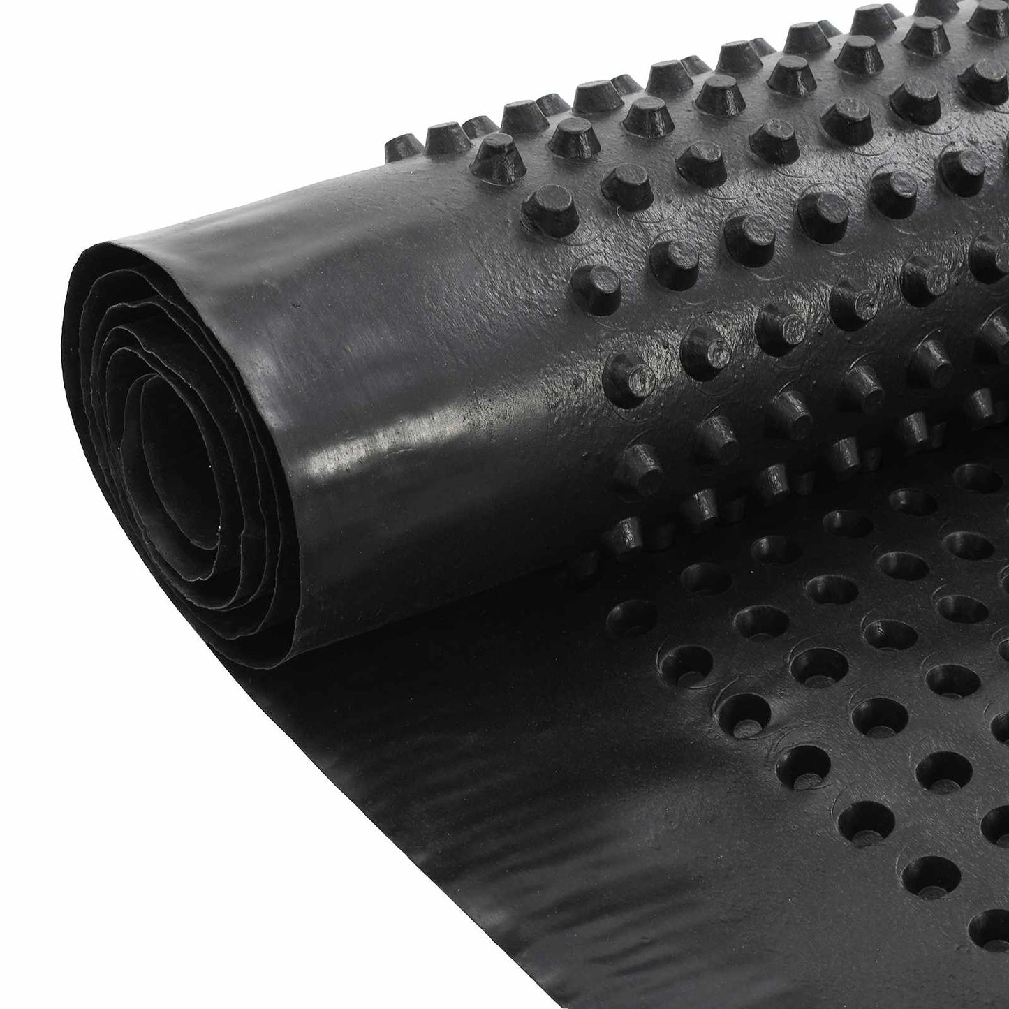 Dimpled Drænplade Sort 1 x 10 m HDPE