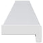 Vindueskarm Hvid 160 x 15 x 4,5 cm PVC