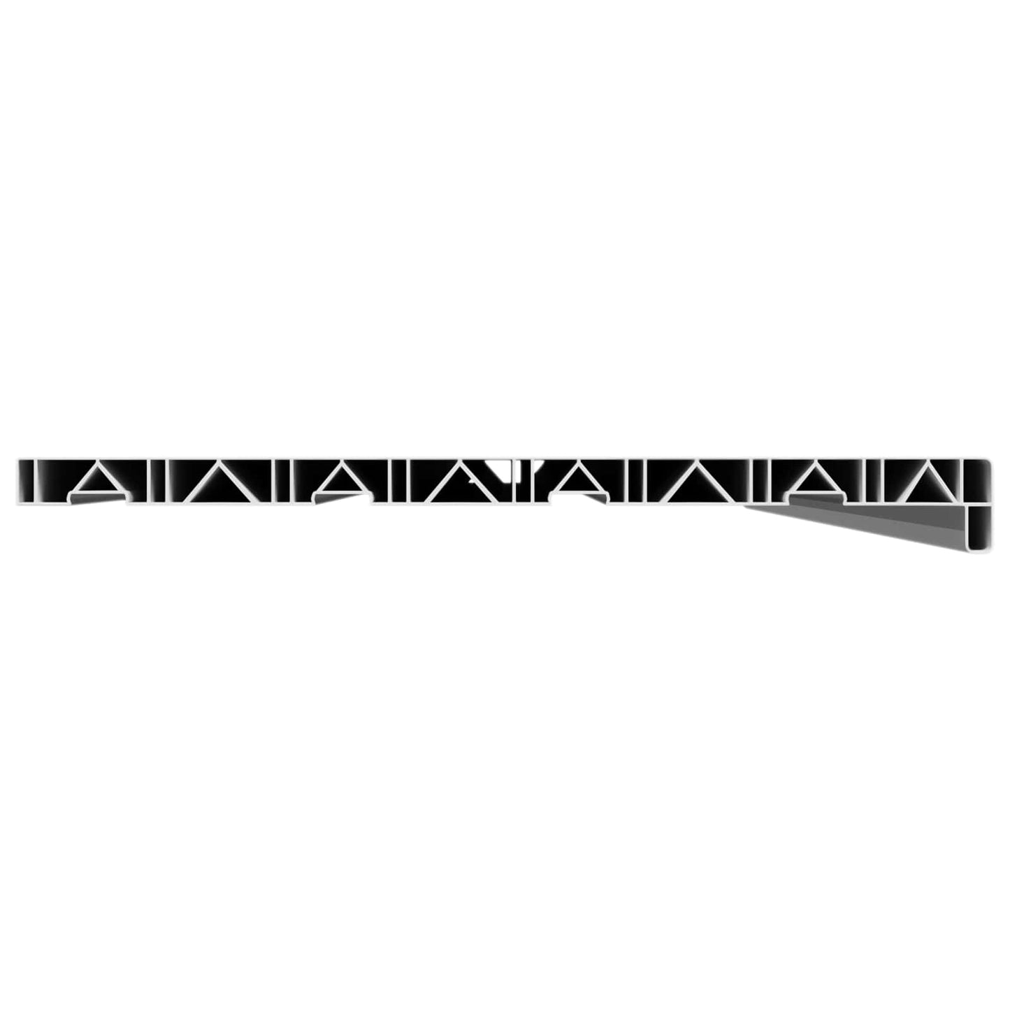 Vindueskarm Hvid 140 x 45 x 4,5 cm PVC