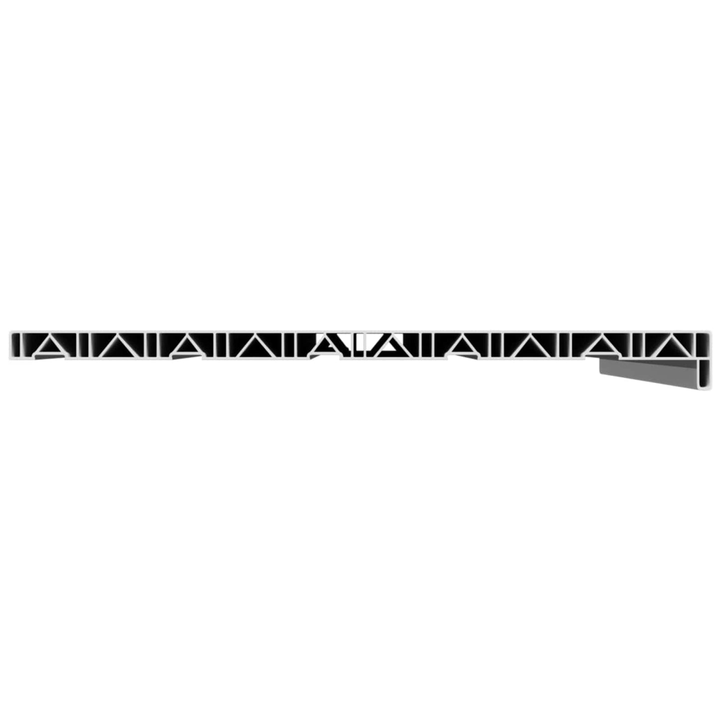 Vindueskarm Hvid 80 x 50 x 4,5 cm PVC