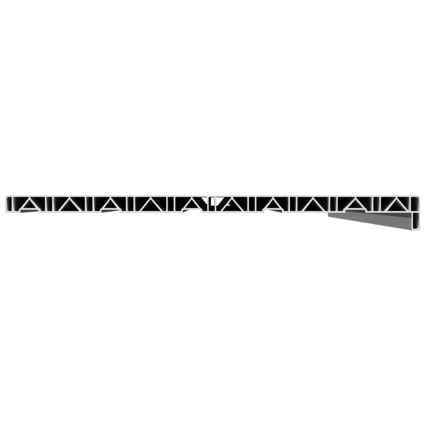 Vindueskarm Hvid 140 x 50 x 4,5 cm PVC