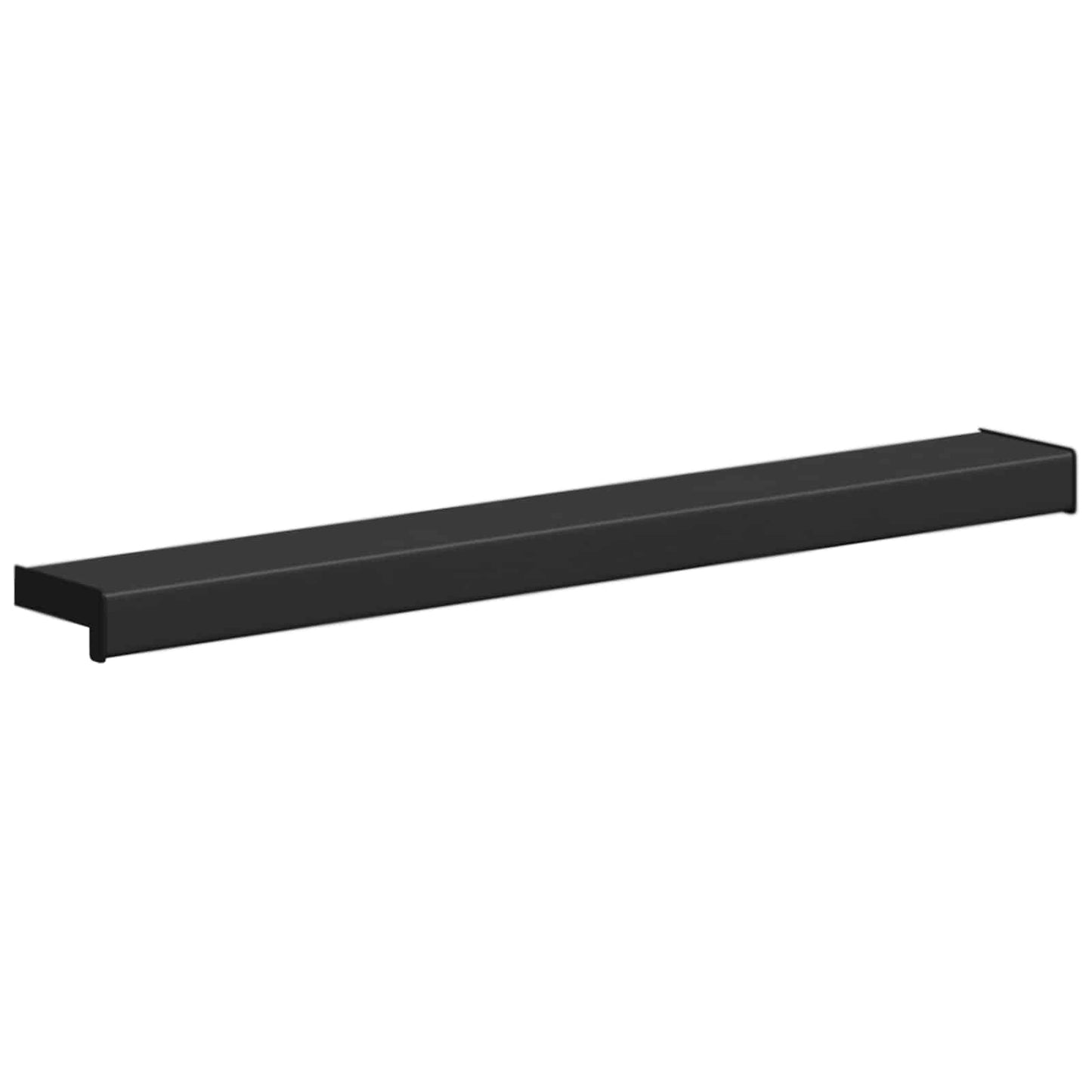 Vindueskarm Sort med træstruktur 80 x 10 x 4,5 cm PVC