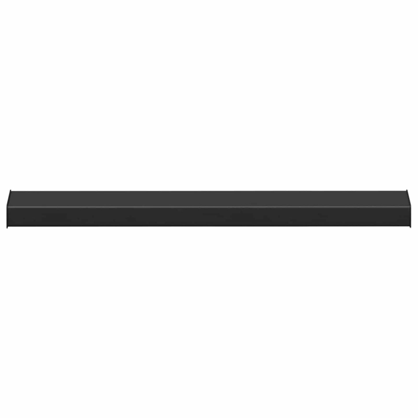Vindueskarm Sort med træstruktur 80 x 10 x 4,5 cm PVC