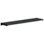 Vindueskarm Sort med træstruktur 80 x 20 x 4,5 cm PVC