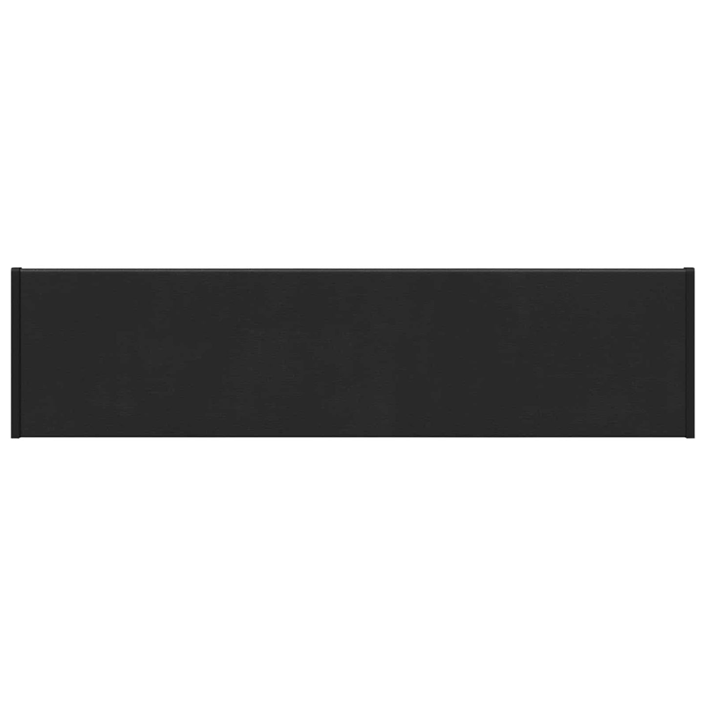 Vindueskarm Sort med træstruktur 80 x 20 x 4,5 cm PVC