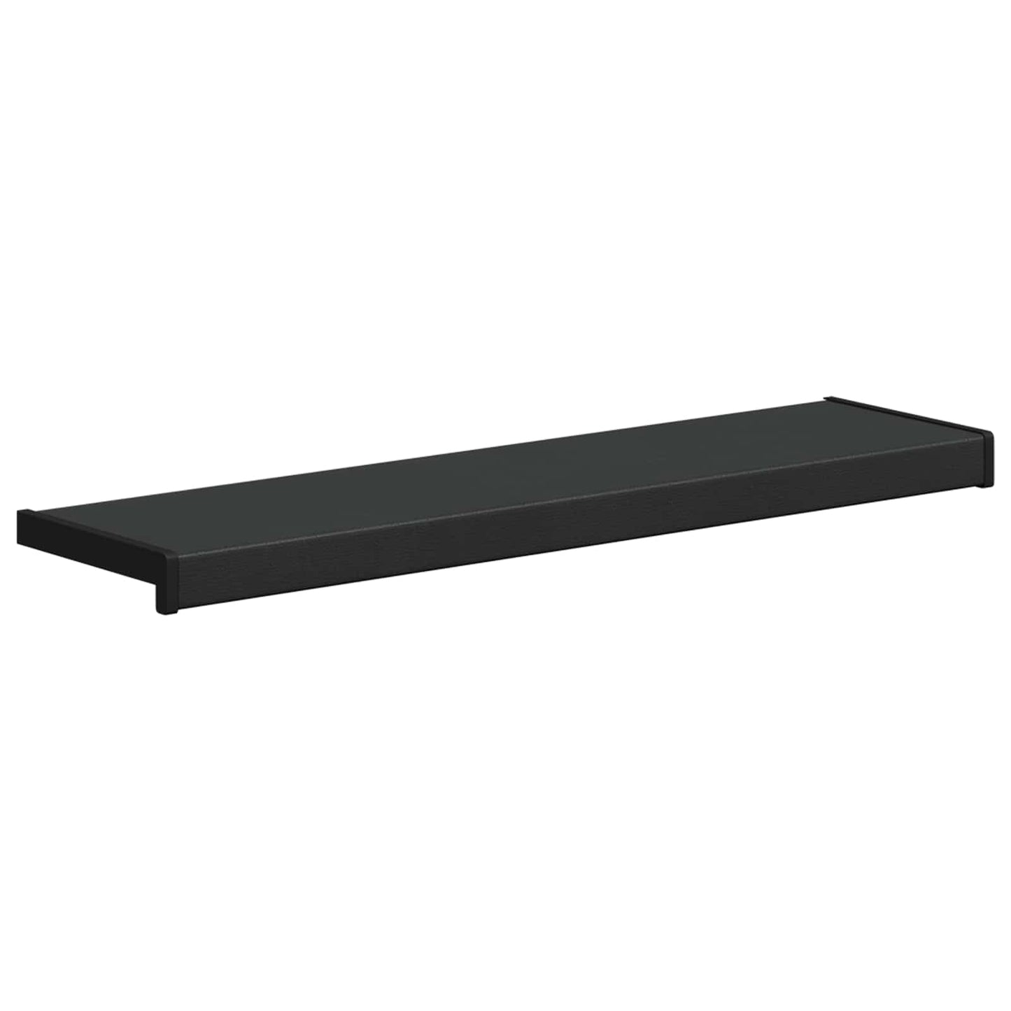Vindueskarm Sort med træstruktur 100 x 20 x 4,5 cm PVC