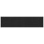 Vindueskarm Sort med træstruktur 60 x 25 x 4,5 cm PVC