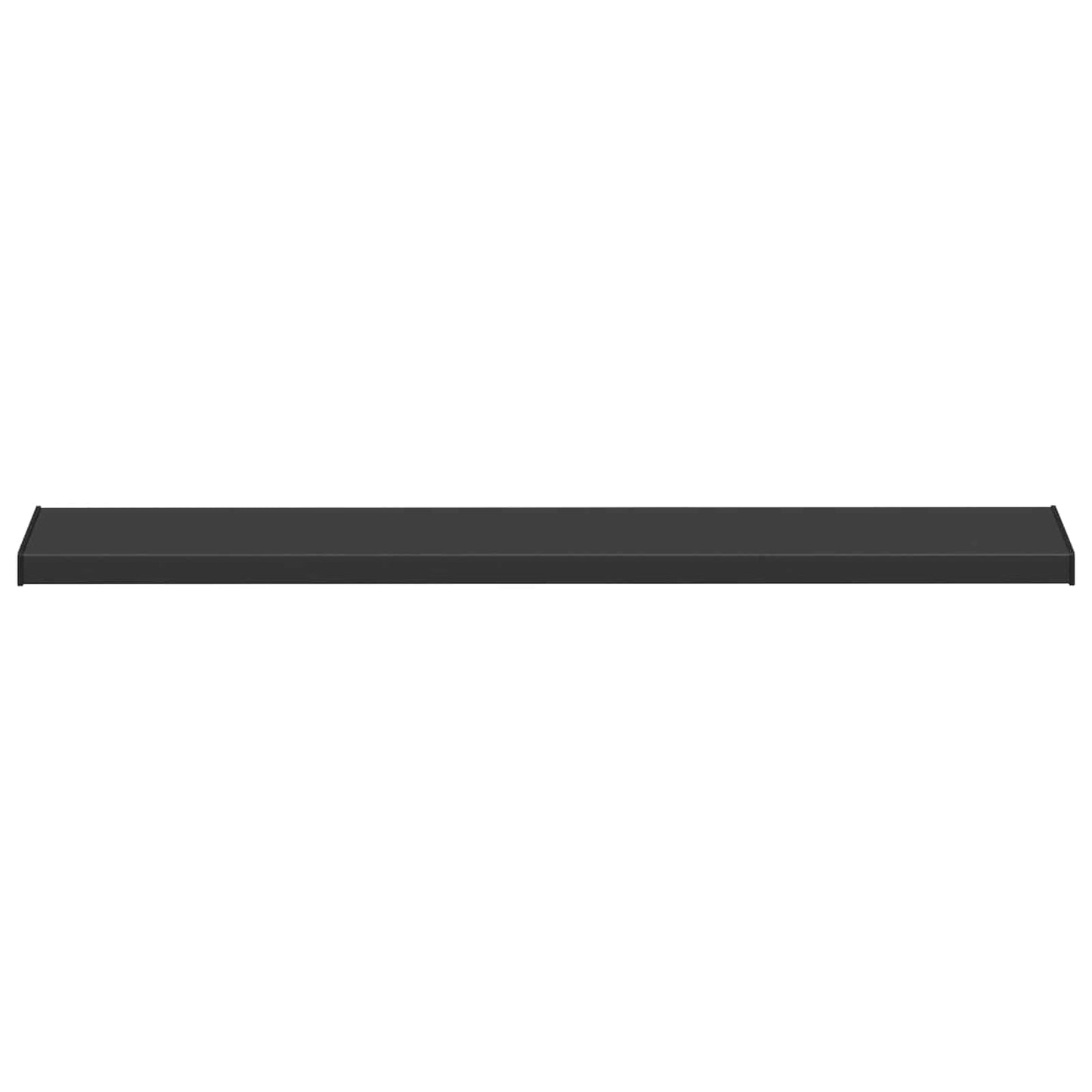 Vindueskarm Sort med træstruktur 120 x 25 x 4,5 cm PVC
