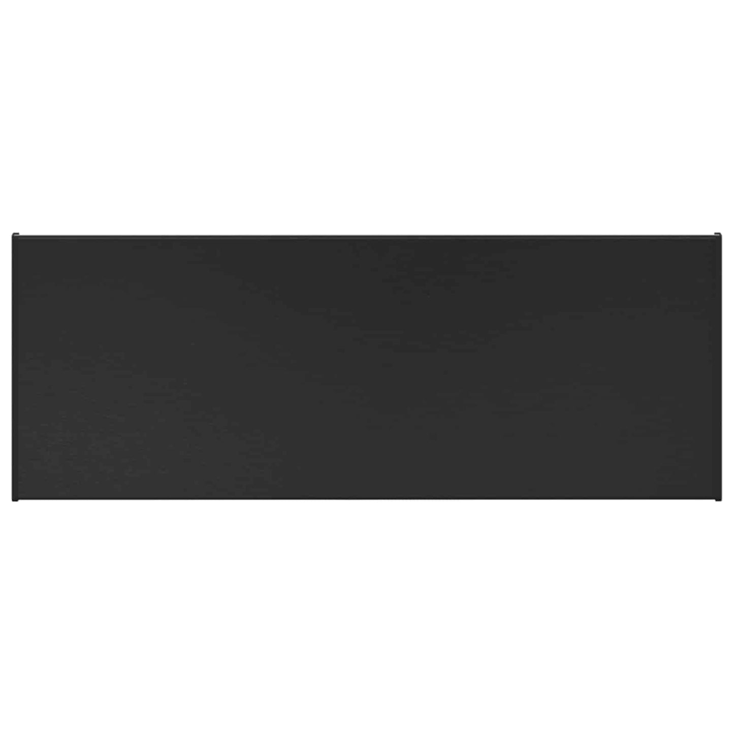 Vindueskarm Sort med træstruktur 60 x 30 x 4,5 cm PVC