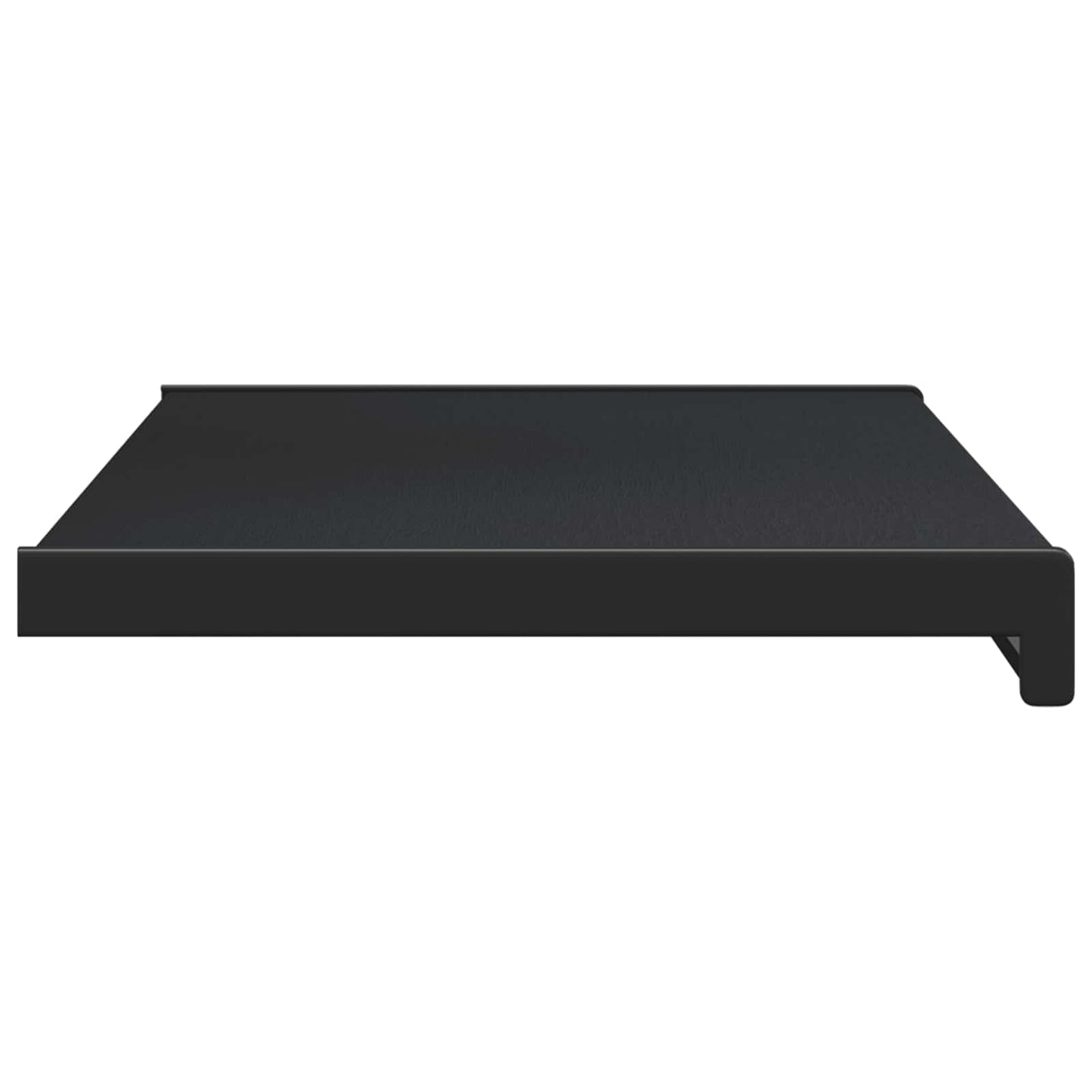 Vindueskarm Sort med træstruktur 80 x 30 x 4,5 cm PVC
