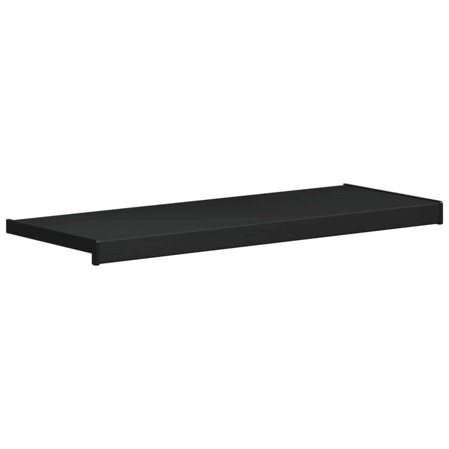 Vindueskarm Sort med træstruktur 80 x 35 x 4,5 cm PVC