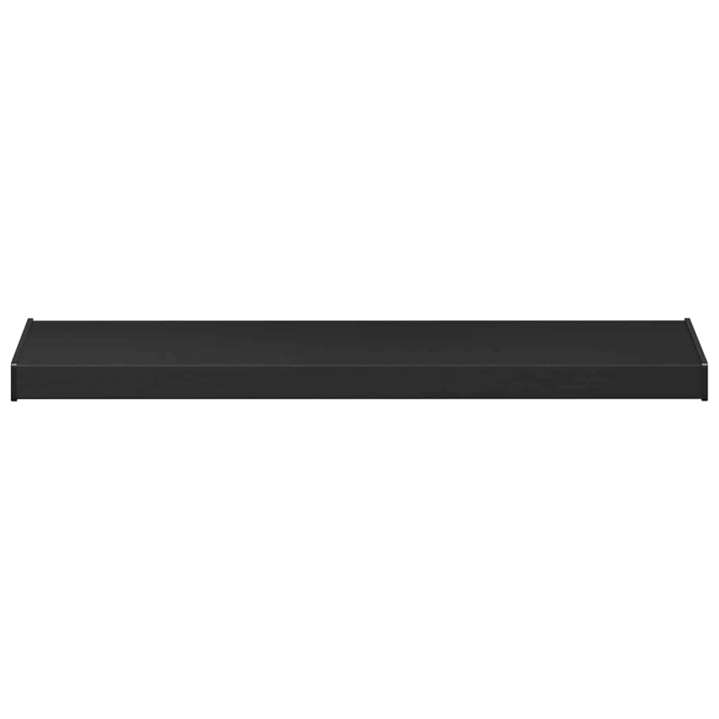 Vindueskarm Sort med træstruktur 100 x 35 x 4,5 cm PVC