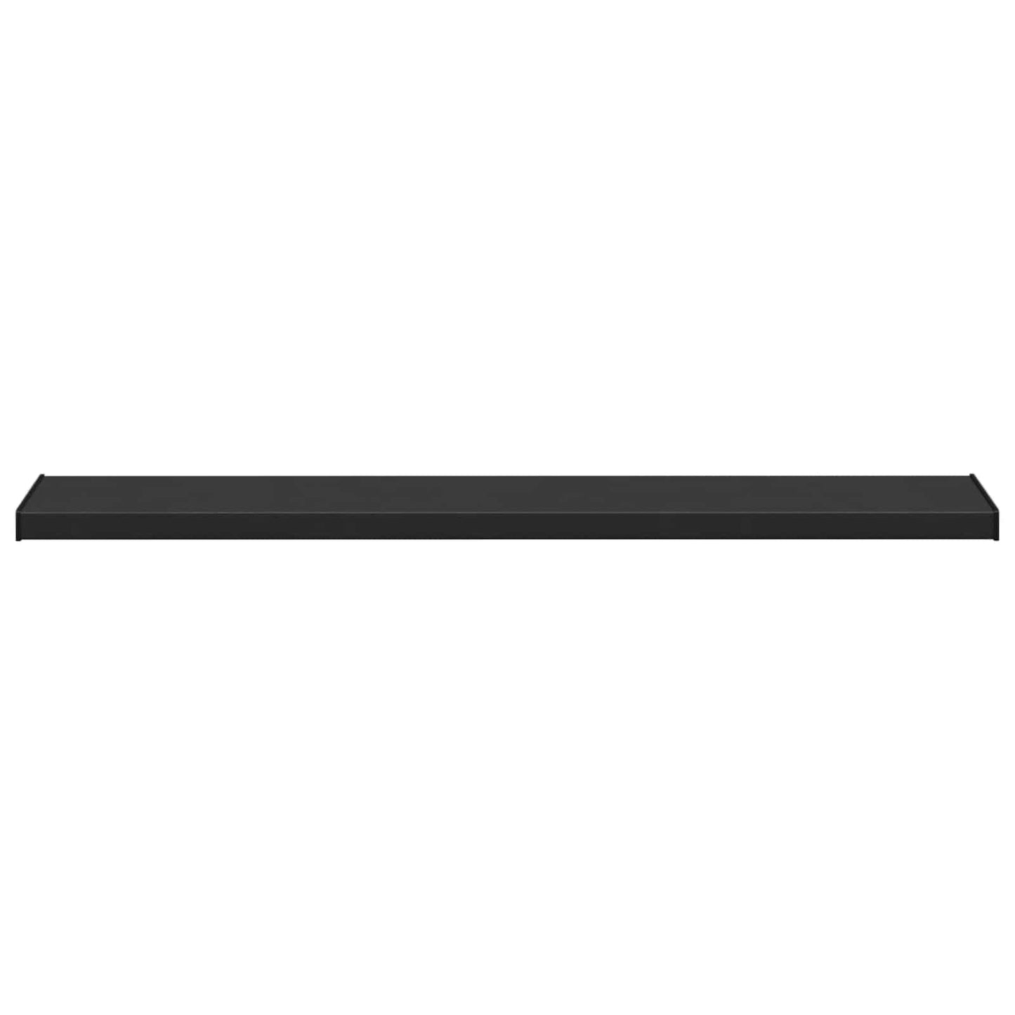 Vindueskarm Sort med træstruktur 140 x 35 x 4,5 cm PVC