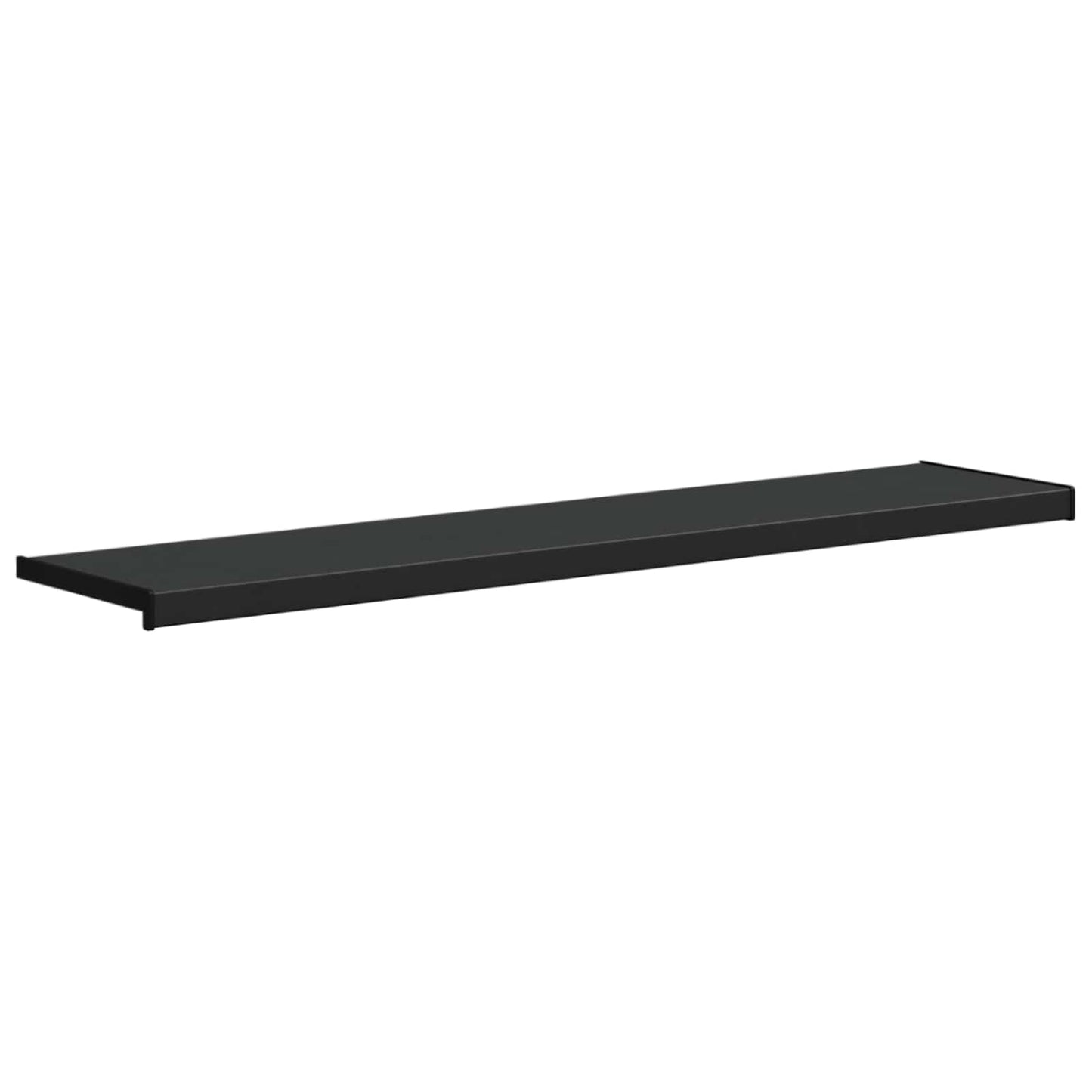 Vindueskarm Sort med træstruktur 160 x 35 x 4,5 cm PVC