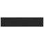 Vindueskarm Sort med træstruktur 160 x 35 x 4,5 cm PVC