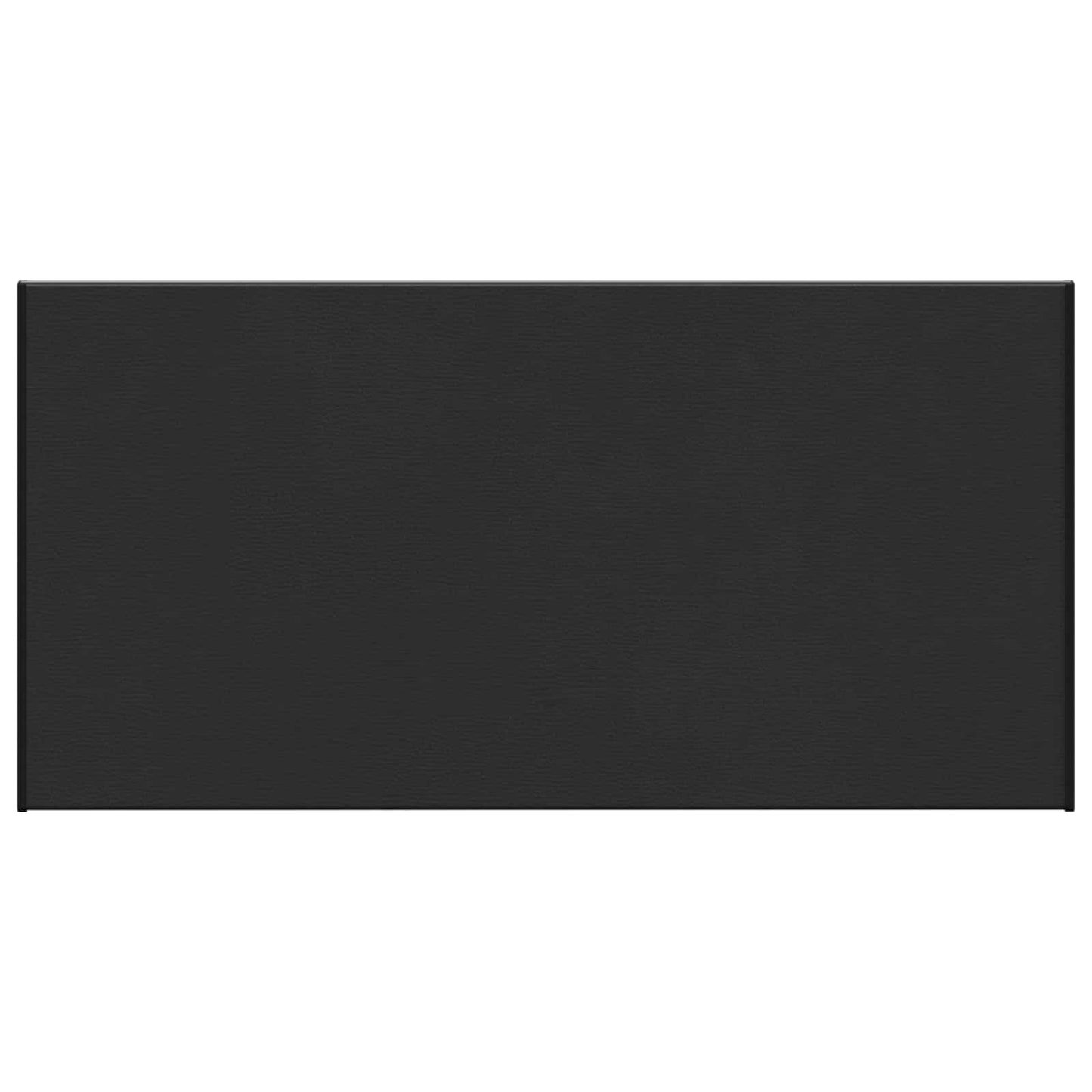 Vindueskarm Sort med træstruktur 100 x 40 x 4,5 cm PVC