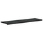 Vindueskarm Sort med træstruktur 140 x 40 x 4,5 cm PVC