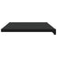 Vindueskarm Sort med træstruktur 60 x 45 x 4,5 cm PVC