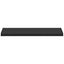 Vindueskarm Sort med træstruktur 80 x 45 x 4,5 cm PVC