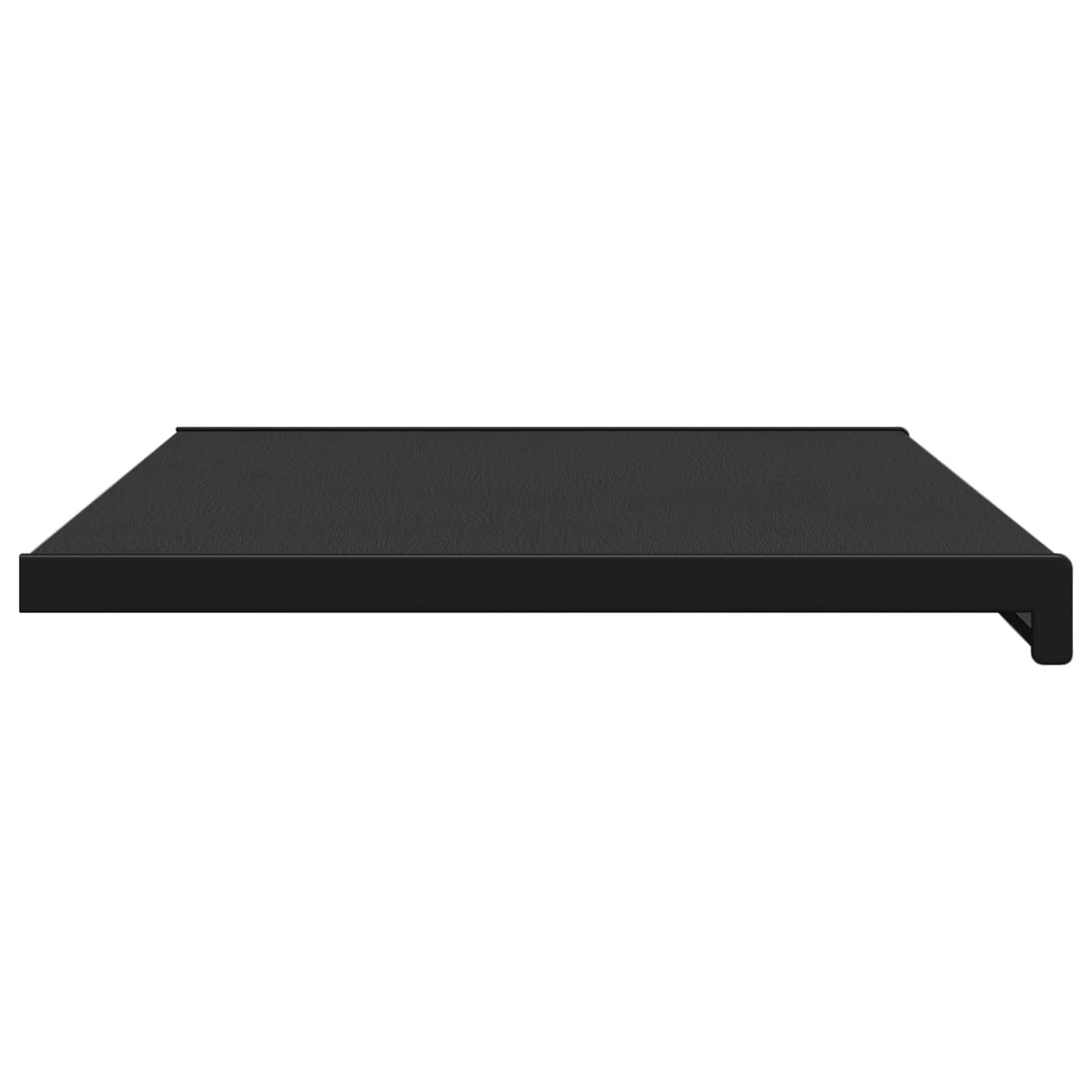 Vindueskarm Sort med træstruktur 100 x 45 x 4,5 cm PVC