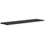 Vindueskarm Sort med træstruktur 160 x 45 x 4,5 cm PVC
