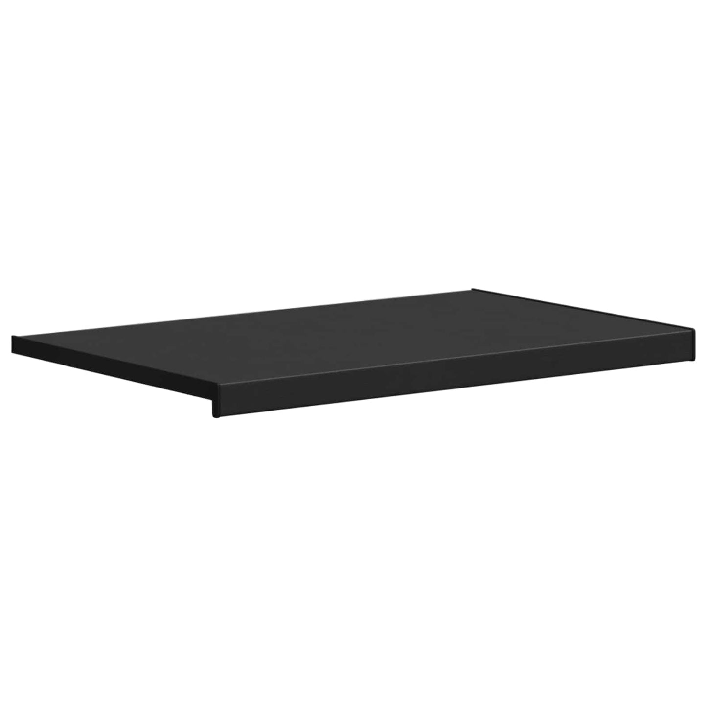 Vindueskarm Sort med træstruktur 100 x 50 x 4,5 cm PVC