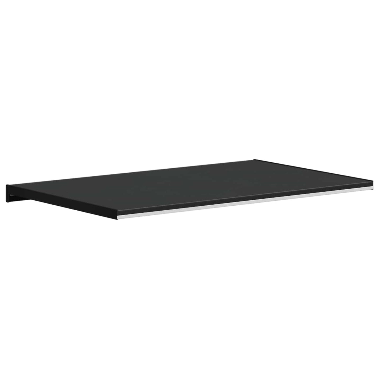 Vindueskarm Sort med træstruktur 100 x 50 x 4,5 cm PVC