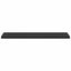 Vindueskarm Sort med træstruktur 140 x 50 x 4,5 cm PVC
