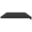 Vindueskarm Sort med træstruktur 160 x 50 x 4,5 cm PVC