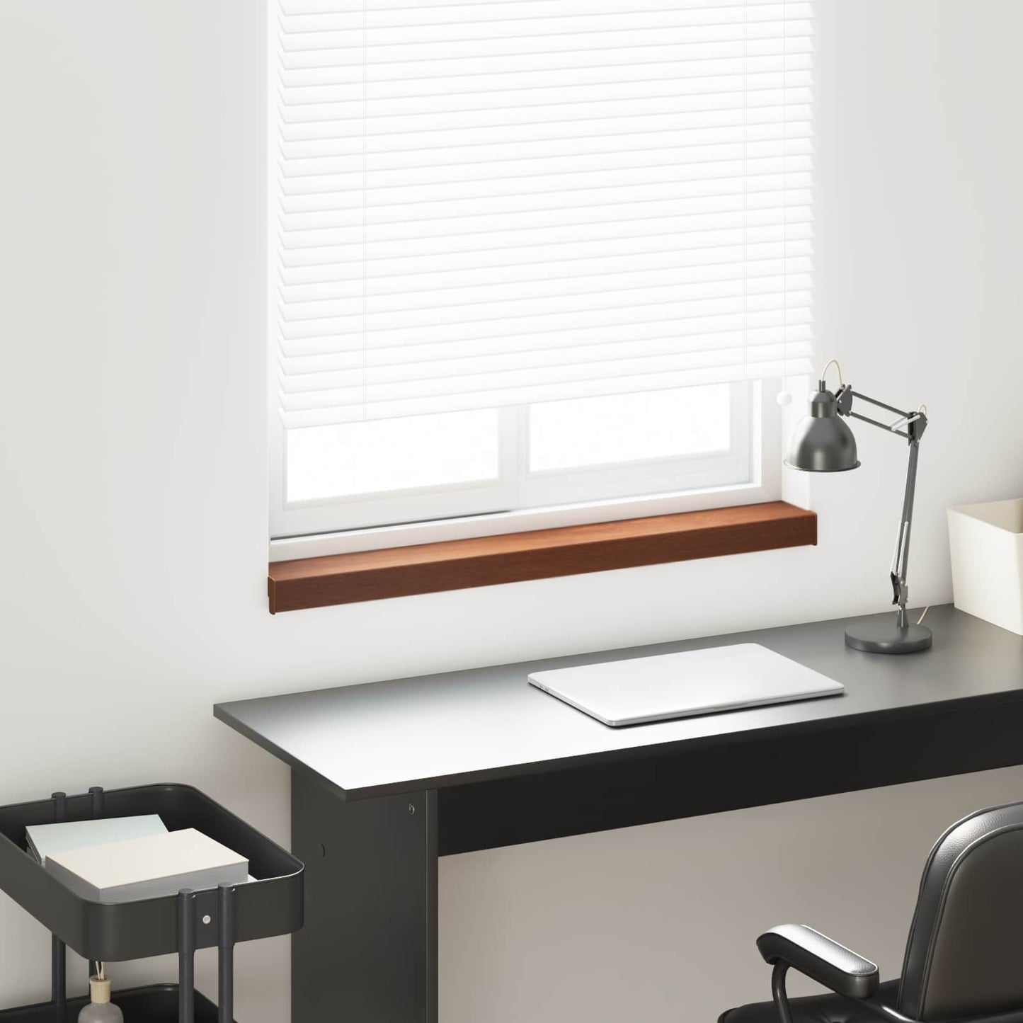 Vindueskarm Brun træ 80 x 10 x 4,5 cm PVC