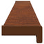 Vindueskarm Brun træ 120 x 15 x 4,5 cm PVC