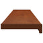 Vindueskarm Brun træ 140 x 25 x 4,5 cm PVC