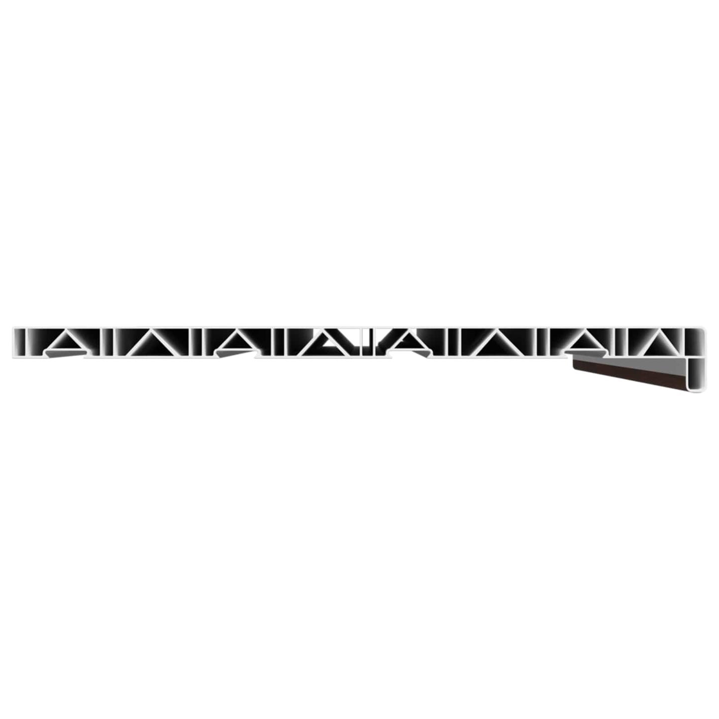 Vindueskarm Brun træ 60 x 45 x 4,5 cm PVC