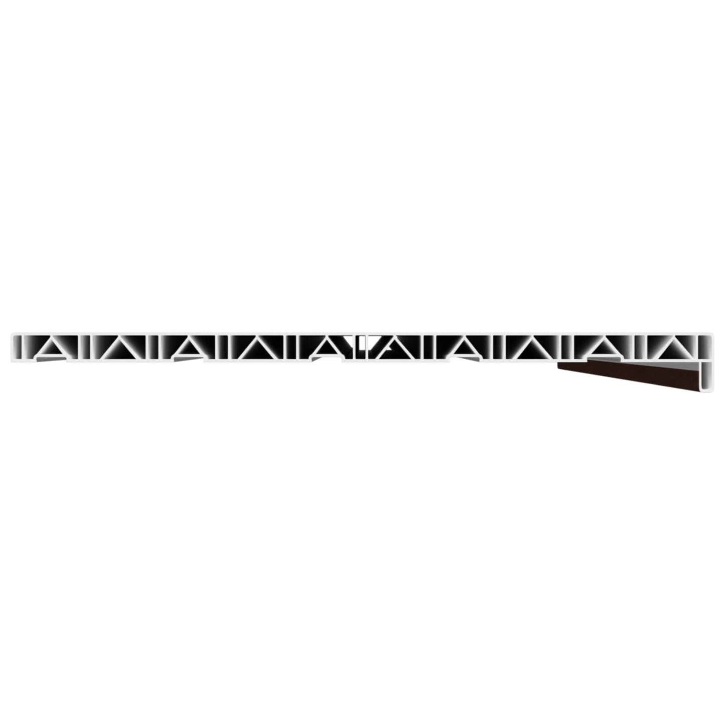 Vindueskarm Brun træ 140 x 50 x 4,5 cm PVC