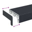 Vindueskarm Anthracit med træstruktur 60 x 10 x 4,5 cm PVC
