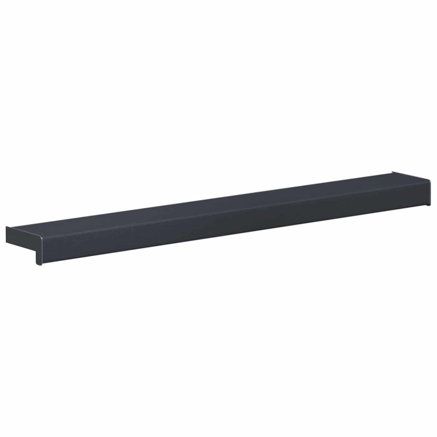 Vindueskarm Anthracit med træstruktur 60 x 10 x 4,5 cm PVC
