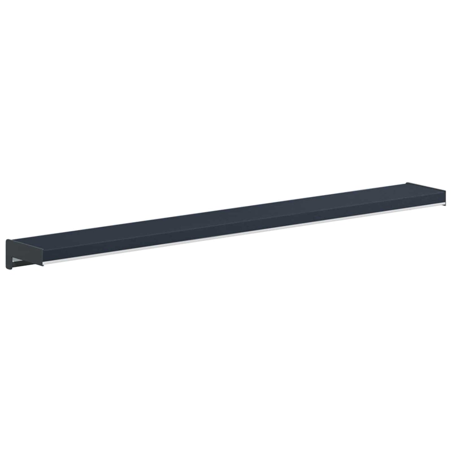 Vindueskarm Anthracit med træstruktur 80 x 10 x 4,5 cm PVC