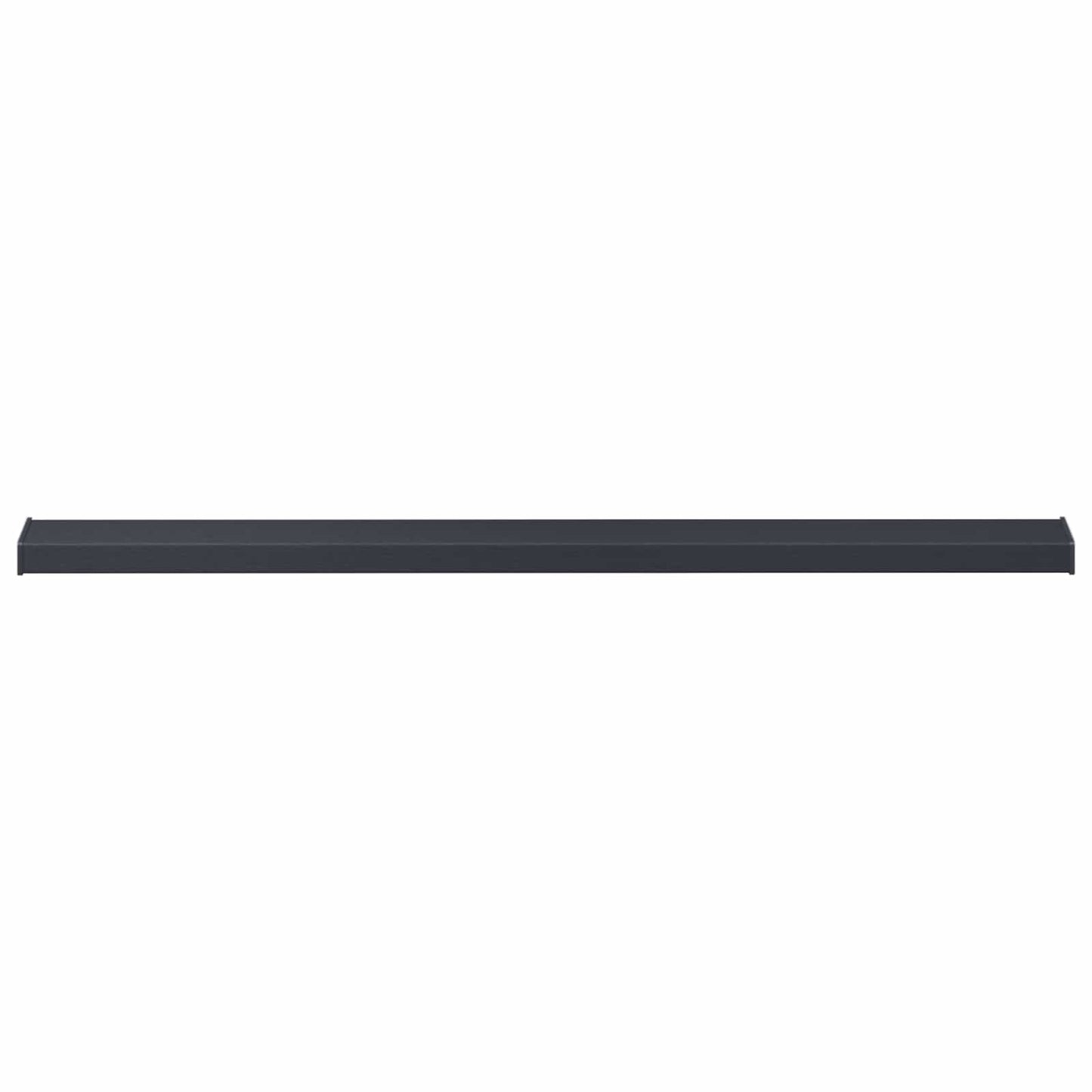 Vindueskarm Anthracit med træstruktur 140 x 15 x 4,5 cm PVC