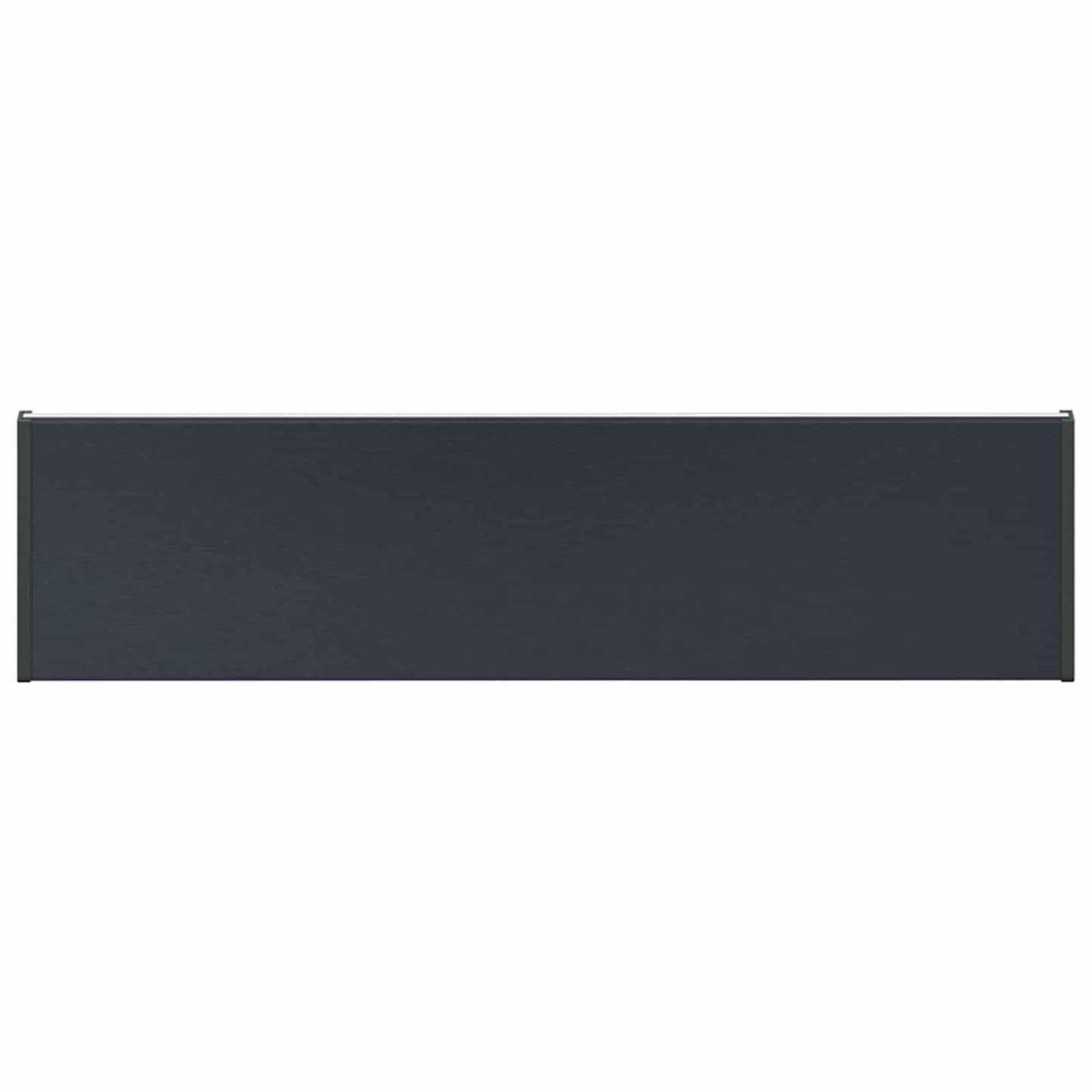 Vindueskarm Anthracit med træstruktur 100 x 20 x 4,5 cm PVC