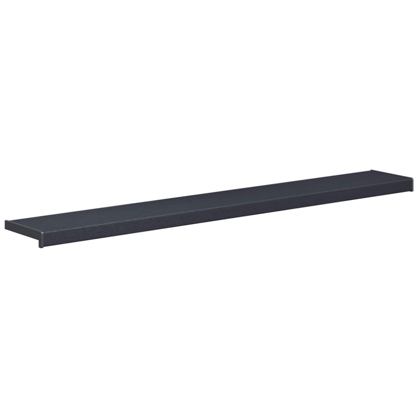 Vindueskarm Anthracit med træstruktur 120 x 20 x 4,5 cm PVC