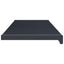 Vindueskarm Anthracit med træstruktur 160 x 20 x 4,5 cm PVC